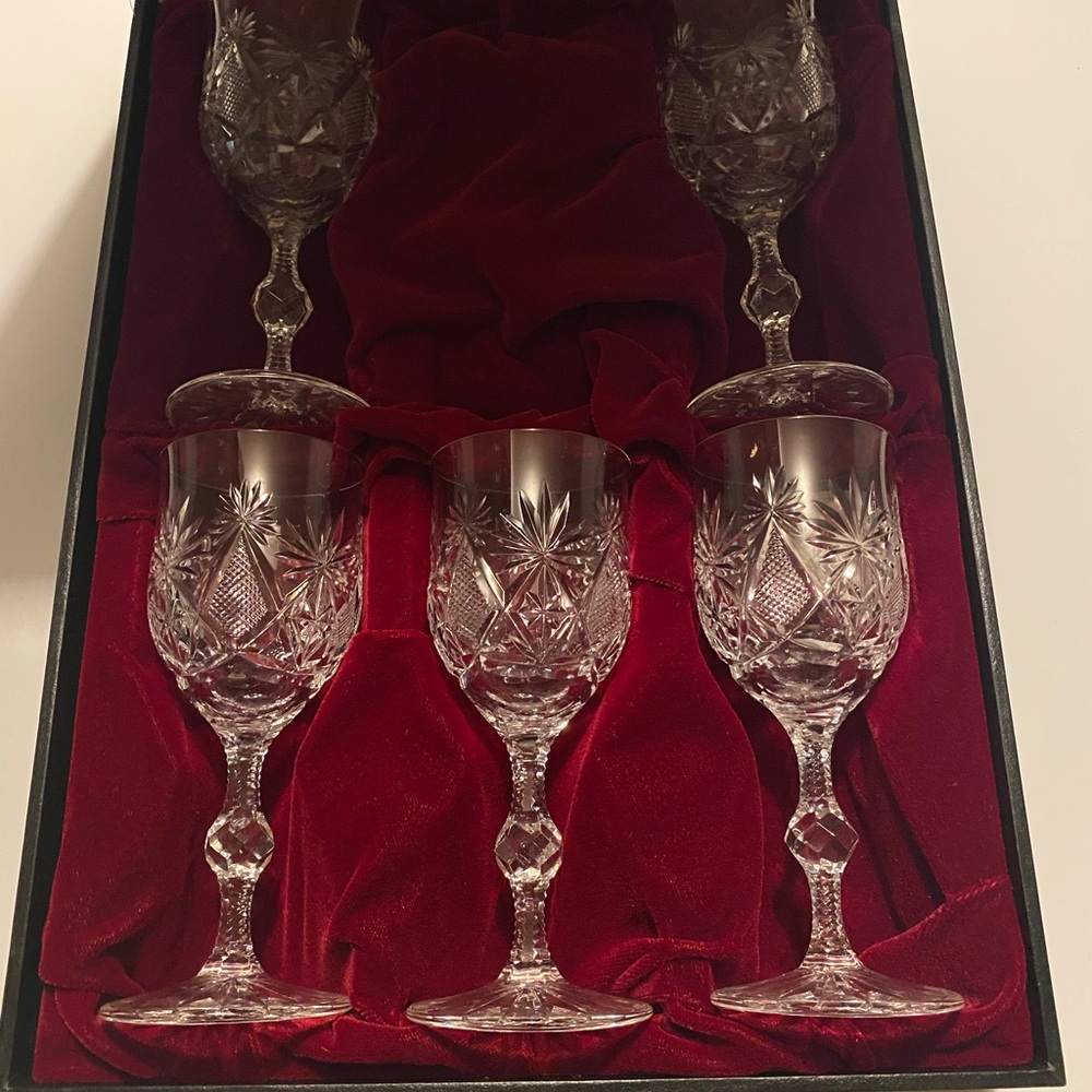 Hoya Japan Crystal wine glass set baccarat glassware Tiffany luxury